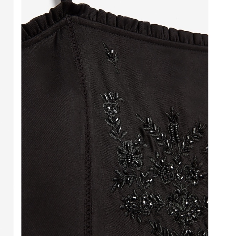 NWT Express embellished peplum tank - Picture 3 of 10